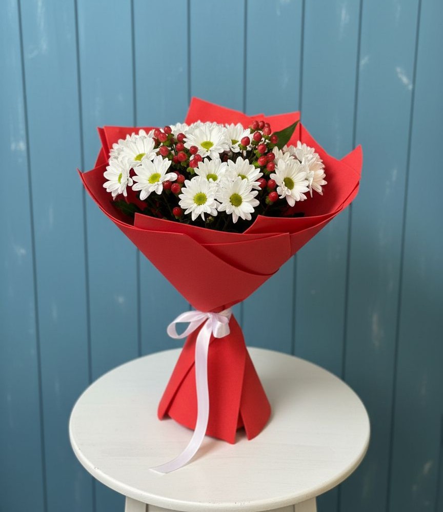 Букет цветов из: Хризантемы в Щеглово