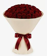 Букет 101 Бордовая роза Блэк Бакарра в Щеглово