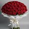 Букет 101 Красная роза Блэк Мэджик в Щеглово