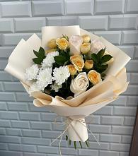 Букет цветов из:  Розы и Хризантемы #REPLACE_PRED# Щеглово