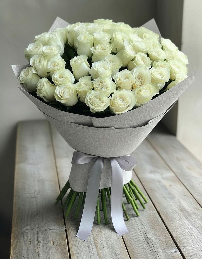 Букет 35 Белых роз в Щеглово