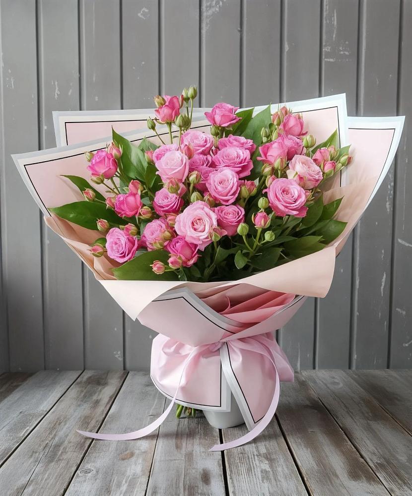 Букет Розовый кустик в Щеглово