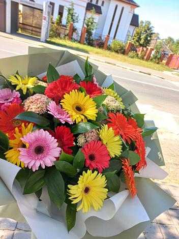 Букет цветов из: Герберы в Щеглово
