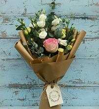 Букет цветов из:  Розы и Лизиантусы #REPLACE_PRED# Щеглово