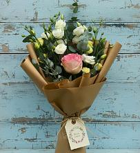 Букет цветов из:  Розы и Лизиантусы в Щеглово
